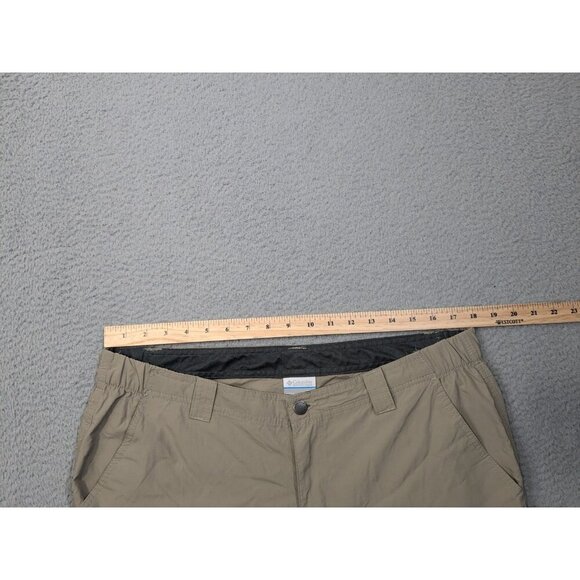 Columbia Silver Ridge Convertible Pants 38x30 (Meas 36x26.5) Omni Shade Beige - Picture 6 of 14